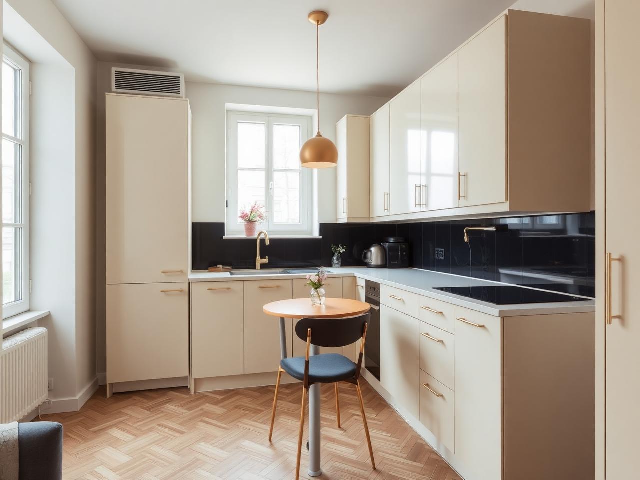 Modern compact kitchen