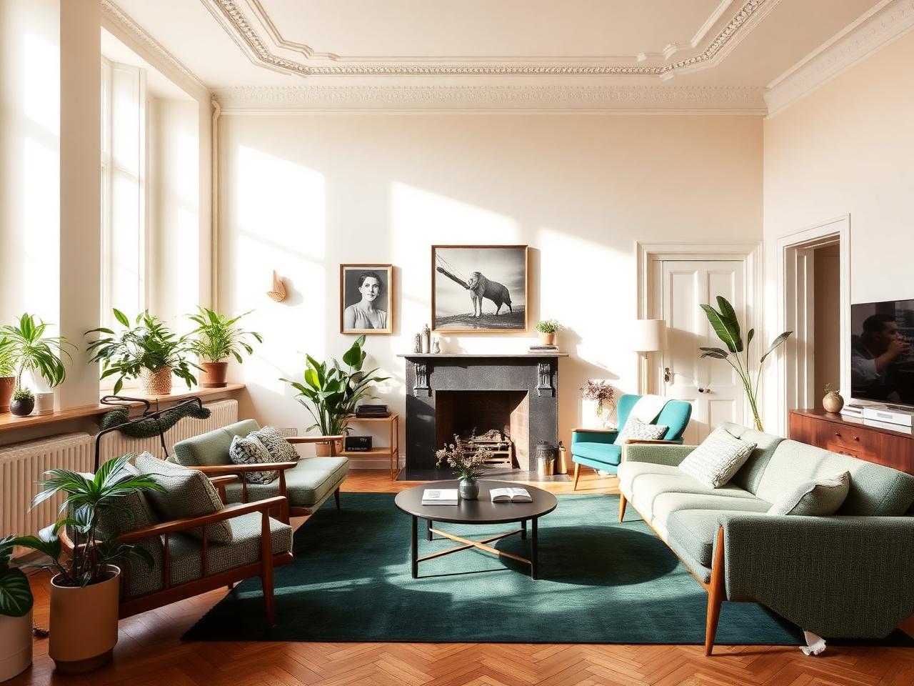 Furnished living room
